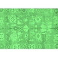 thumbnail image 1 of Ahgly Company Indoor Rectangle Oriental Emerald Green Traditional Area Rugs, 7' x 9', 1 of 4