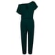thumbnail image 2 of Sonducket Mono Traje de cuerpo de manga corta Un hombro Casual Mujeres en general Vestidos verde oscuro SG Sonducket AP002204-22, 2 of 4