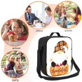 thumbnail image 5 of Naloa Autumn Gnomes Lunch box Lunch bag for men women Large capacity Lunchbox Insulated Lunch bag Lunch box cooler, 5 of 7