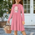 thumbnail image 2 of DISNIMO Girls Axolotl Dress Girls Pink Christmas Dress Girls 13-14 Dresses with Collars for Girls Long Sleeve Winter Dress Kids Midi Dress for Child Twirling Dresses Kids Beach Dresses, 2 of 7