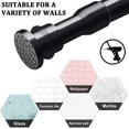 thumbnail image 3 of QILERR Strong Spring Tension Rods 16 to 28 Inches, Heavy Duty Small Curtain Rods, Adjustable Pressure Extension Tension Curtain Pole for Windows, Closet, Kitchen, Cupboard, Wardrobe, Black, 3 of 8
