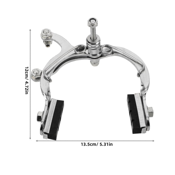 CIMAXIC Bike Brake Calipers Silver Bicycle Brake Caliper 1Pcs