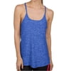 NEW Blue Women's Size XL Space Dyed Racerback Active Top