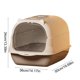 thumbnail image 3 of Caja de arena para gatos, inodoro totalmente cerrado de gran tamaño para gatitos, caja de arena de plástico para gatos, a prueba de olores para gatos, caja de arena de plástico, 3 of 6