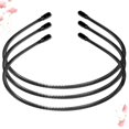 thumbnail image 1 of WEUVEB 3Ud Unisex Sports Hair Hoop Black Spiral Shape Hairband for Neat Stylish Hair, 1 of 8
