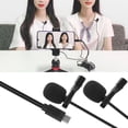 thumbnail image 1 of Microphone à Revers en Direct, Microphone Omnidirectionnel Plug And Play, Microphone à Revers de Performance, Mini Microphone pour Interview, 1 of 8
