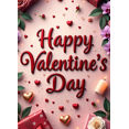 thumbnail image 4 of Valentine's Day Backdrop Romantic Roses Happy Valentine's Party Banner Love Decorations Photography Props Event Background, 4 of 4