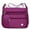 Purple, variant on Qubber Crossbody Bag For Women Shoulder Handbags Lightweight Waterproof Nylon Travel Bag Ladies Pocketbooks