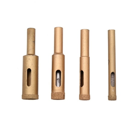 

4 PCS Diamond Drill Bits Ceramic Diamond Set 6mm 8mm 10mm 12mm Glass Hole Drill