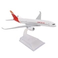 thumbnail image 1 of Adorno de aleación para decoración de aviones modelo 330, modelo de avión de juguete con soporte de exhibición para Navidad, 1 of 15