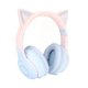 thumbnail image 2 of Auriculares Bluetooth con Oreja de Gato para Juegos, inalámbricos, Plegables, para música, con luz LED, micrófono Desmontable, Cable de 3,5 mm, Azul, 2 of 5
