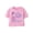 Tiara Pink, variant on Girls Short Sleeve Applique Graphic Top, Sizes XS-XXL