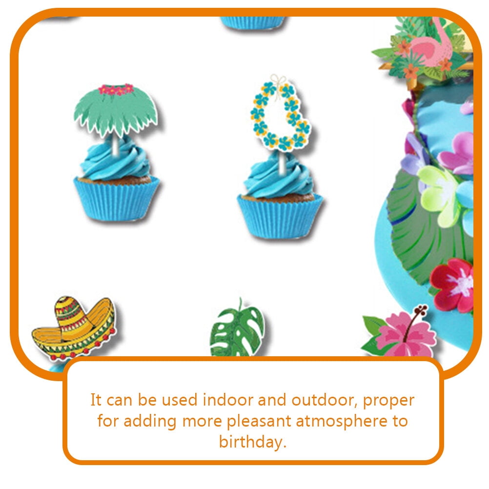 Printable Sweet 16 LUAU Birthday Cupcake Toppers, Luau Party Gift Tags -  Sunshinetulipdesign