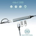 thumbnail image 4 of 4 in 1 USB C Hub with USB 3.0, USB 2.0 Ports for MacBook Pro Air and More Devices, 4 of 4