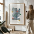thumbnail image 4 of Mid-Century Modern and Dots - Mixed Media Geometric Abstract Minimalist Modern Art Pattern Mid-Century Modern Pastel Unframed Wall Art Print 11 x 14 inches, 4 of 72