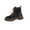 #214-Black, variant on Roncen Women's Chunky Heel Ankle Boots - Fashion Casual Lace-Up Side Zipper Thick Sole​​ Shoes, Comfortable Fall Winter Low Heel Booties with Edgy Slimming Design
