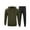 02Army Green, variant on guisaled Men's Sweatsuits 2 Pieces Soft Light Tracksuits Solid Color Hoodie Sweatpant Sets Workout Sports Jogging Suit Set