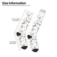 thumbnail image 5 of Balery Alpacas And Hearts Fun Novelty Socks Men'S Women'S Crew Socks Funny Crazy Novelty Socks Quirky And Cool Socks, 5 of 9