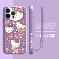 thumbnail image 1 of Coque de téléphone souple Hello K-kitty, étui mignon pour Apple iPhone 16Pro Max 13 14 Pro 12 15 11 11Pro 16 XS XR 15Plus 7 8 SE, 1 of 4