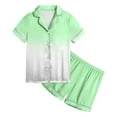 thumbnail image 2 of Gubotare Toddler Pajamas Summer Girls Pajamas Short Sleeve Pjs Toddler Summer Sleepwear Sets (E,Size 4-5 Years), 2 of 5