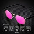 thumbnail image 3 of KALIYADI Polarized Sunglasses for Men and Women Semi-Rimless Frame Driving Sun glasses UV Blocking, 3 of 10