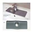 thumbnail image 4 of Alfombrilla para grifo PENGJJMXG bandeja colectora de goteo protector flexible contra salpicaduras gris negro, 4 of 5