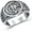 8, variant on Viking Wolf Signet Ring for Men Size 8/9/10/11/12 In 925 Sterling Silver