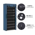 thumbnail image 4 of Estante Organizador para Zapatos de 9 Niveles | Acero Inoxidable | Almacenamiento de Calzado | Tela Impermeable | Zapatero Armable para 27 Pares, 4 of 5