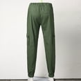thumbnail image 5 of Ierhent Mens Pants Men's -Fit Washed Comfort Stretch Chino Pant Green,2XL, 5 of 8