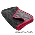 thumbnail image 3 of Moocorvic Microfiber Cloth Car DryingTowel, Glass Wipes Window Cleaning Cloth for Car(L,35.4x24Inch,Black,Red), 3 of 7