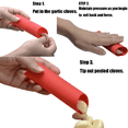thumbnail image 3 of Rodillo pelador de ajo con forma de tubo de silicona, la mejor herramienta de cocina para pelar ajos, 3 of 5