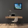 thumbnail image 4 of Westmoreland, Scott 24x19 Black Modern Framed Museum Art Print Titled - Beckoning Palms, 4 of 5