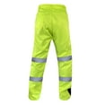 thumbnail image 7 of Notus Men’s High Visibility Two-Tone Reflective Pants Hi Vis Cargo Safety Work Pants S6 Lime 30-30, 7 of 7