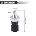 thumbnail image 5 of Unique Bargains Engine Oil Pressure Sensor for COMPASS PATRIOT 2007-2017 Plastic Metal 5033317AB Black Silver Tone, 5 of 6