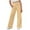 Yellow, variant on Mgmyaa Girl's Wide Leg Pants Kids Plus Elastic High Waist Casual Pants Long Trousers with Pockets