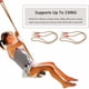 thumbnail image 4 of Par de Cuerdas para Columpio Correas Ajustables 1,8 M Colgadas en el Árbol Carga Máxima 300 kg / 660 lb en PE para Niños Adultos (Kit de 2 Piezas), 4 of 5