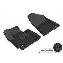 3D MAXpider 2016-2017 Fits Hyundai Tucson Kagu 1st Row Black Carbon Fiber Embossed Pattern Floor Mat L1HY06611509