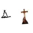 thumbnail image 1 of Estatua de Jesús, pensador abstracto creativo, figura decorativa, escultura religiosa única, adorno para dormitorio, mesa, entrada, regalo de inaugura, 1 of 8