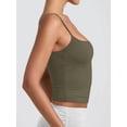 thumbnail image 3 of PINKMSTYLE Débardeurs Basiques pour Femmes à Encolure Dégagée Doublée Débardeurs Ajustables d'Été Sans Manches, 3 of 7