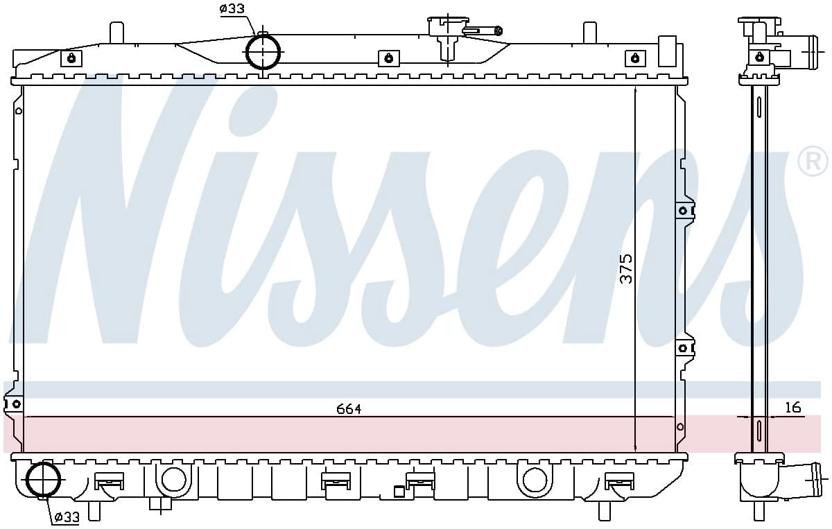 Nissens 66648 Radiator