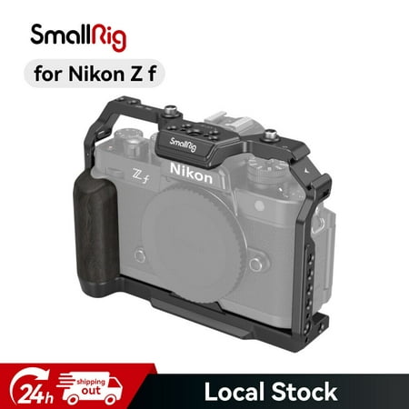 Image of SmallRig Z f Camera Cage for Nikon with Ergonomic Ebony Grip Built-in Quick-Release Plate for Arca for Quickly Switch on Gimbal/Tripods/Handheld Shooting - 4261