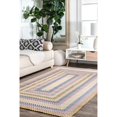 thumbnail image 2 of nuLOOM HJFV09A-305 Braided Shay Indoor/Outdoor Blue Multi 3' x 5' Area Rug, 2 of 2