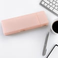 thumbnail image 4 of HOARBOEG Solid Color Minimalist Pencil Case, Pink Plastic Pencil Box Personality Desk Organizer Stationery Storage Box  for Gift, 4 of 6