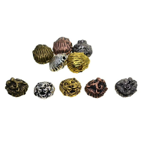 Lion head spacer beads sale