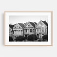 thumbnail image 2 of The Painted Ladies B&W - San Francisco California Photography Unframed Wall Art Print 12 x 18 inches, 2 of 7