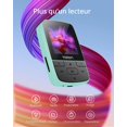 thumbnail image 2 of MP3 Player YOTON YM03 Bluetooth 5.2 64GB w/ Sports Clip Green, 2 of 7
