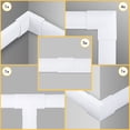 thumbnail image 5 of Plastic Cable Cover Management Raceway Kit by Edison Supply (White), 5 of 5