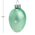 thumbnail image 3 of Current Pastel Frosted Glass Easter Egg Ornaments - Set of 12, 2" Tall, 3 of 9