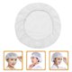 thumbnail image 5 of Red de pelo de malla elástica para trabajadores del servicio de alimentos, gorro de cocina reutilizable, Red de nailon blanca para hornear Chef, 4 Uds., 5 of 6