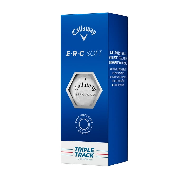 Callaway 2023 ERC Soft Triple Track TOUR Golf Ball-White for